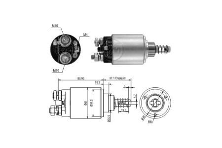 ZM2639 ZM Втягуюче реле