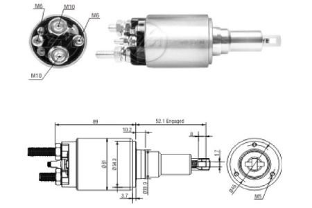 ZM3639 ZM Втягивающее реле