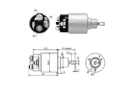 ZM5973 ZM Втягуюче реле