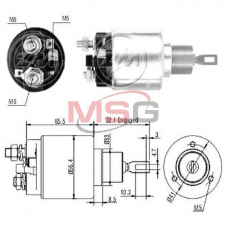 ZM674 ZM Втягивающее реле