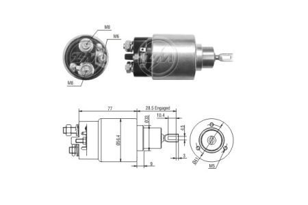 ZM6973 ZM Втягивающее реле