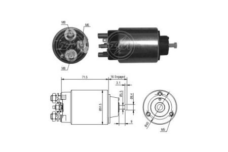 ZM864 ZM Втягивающее реле