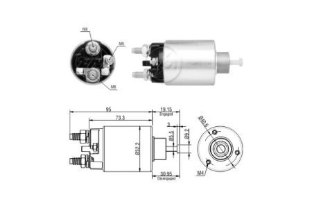 ZM8860 ZM Втягивающее реле